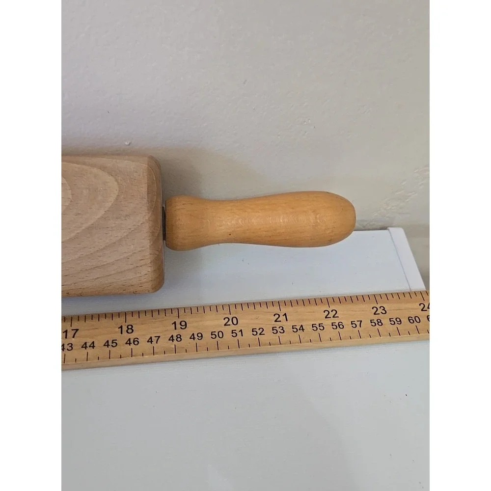 Vtg Danish Wood Rolling Pin 15